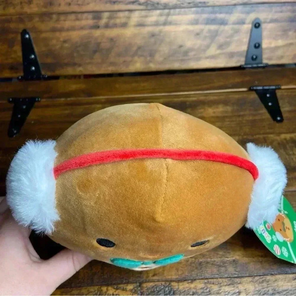Squishmallows 8" Jordan the Gingerbread Boy with Earmuffs - Picture 7 of 8